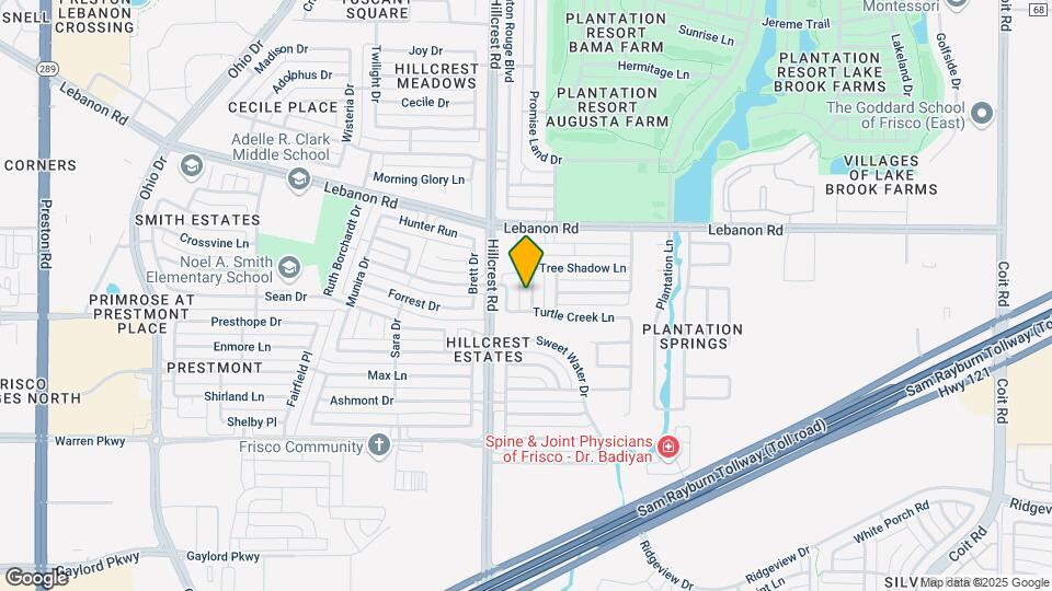 4209 Sandalwood Ln Map and Location Details