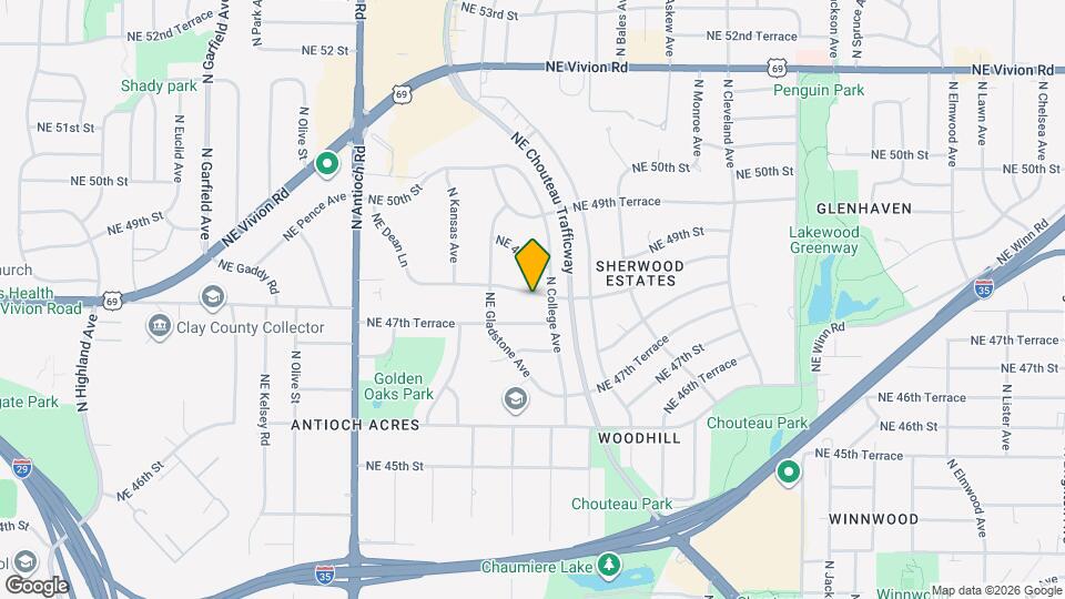 3207 NE 48th Terrace Map and Location Details