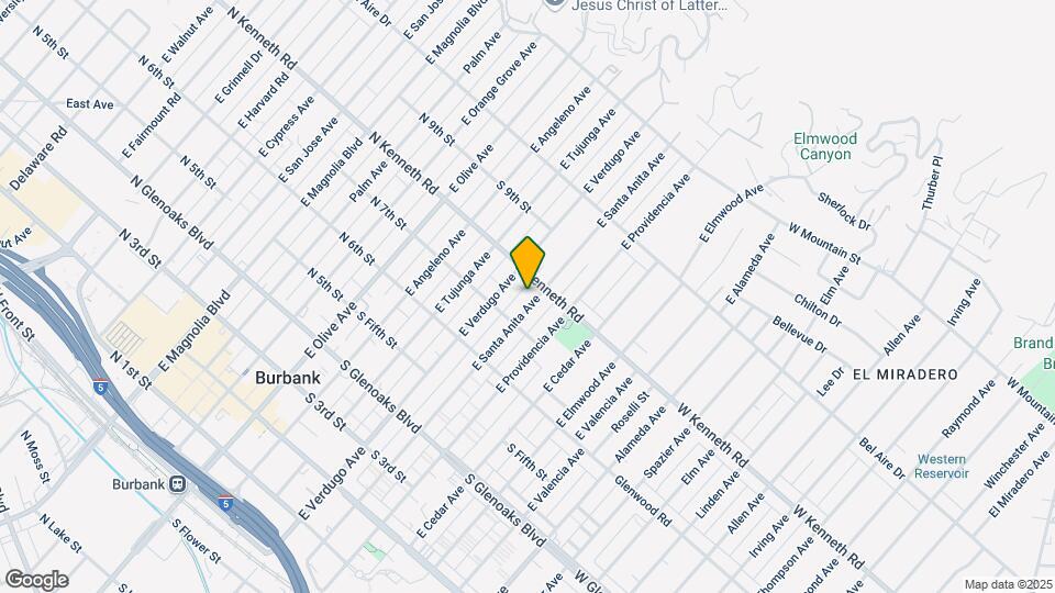 725 E Santa Anita Ave Map and Location Details