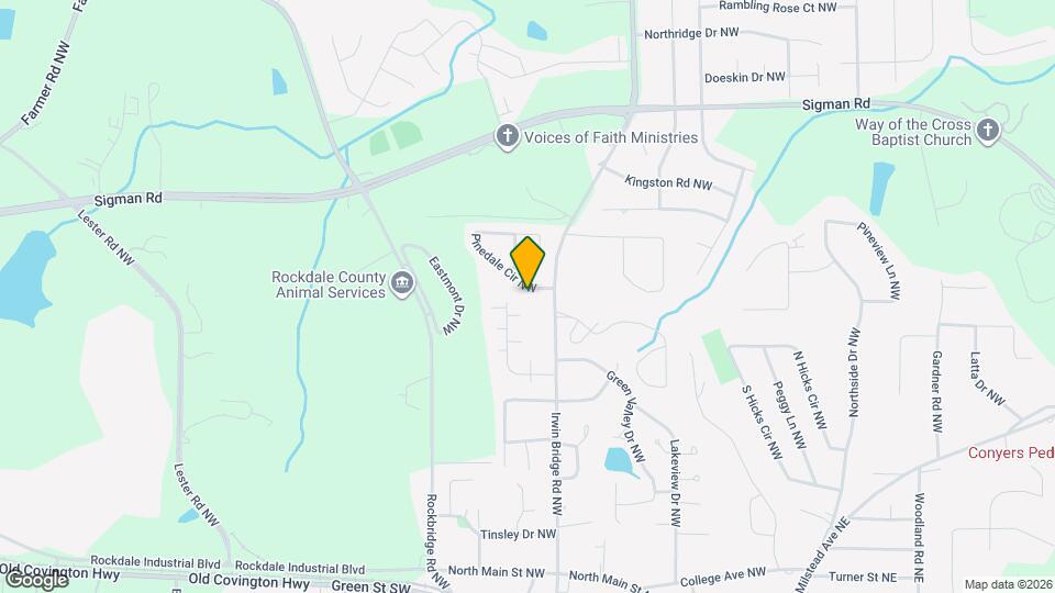 1152 Pinedale Cir NW Map and Location Details