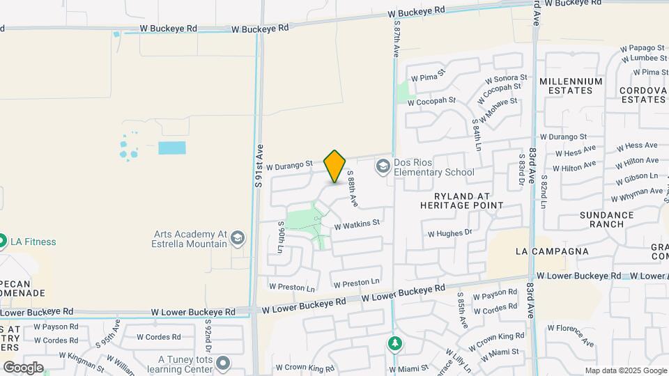 8829 W Hilton Ave Map and Location Details