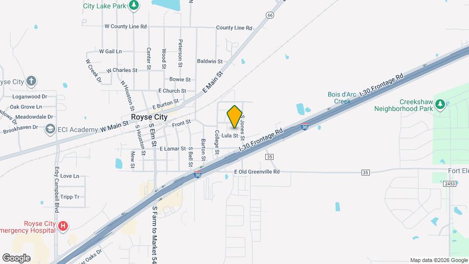 215 Adams St Mapa y Detalles de la Ubicación