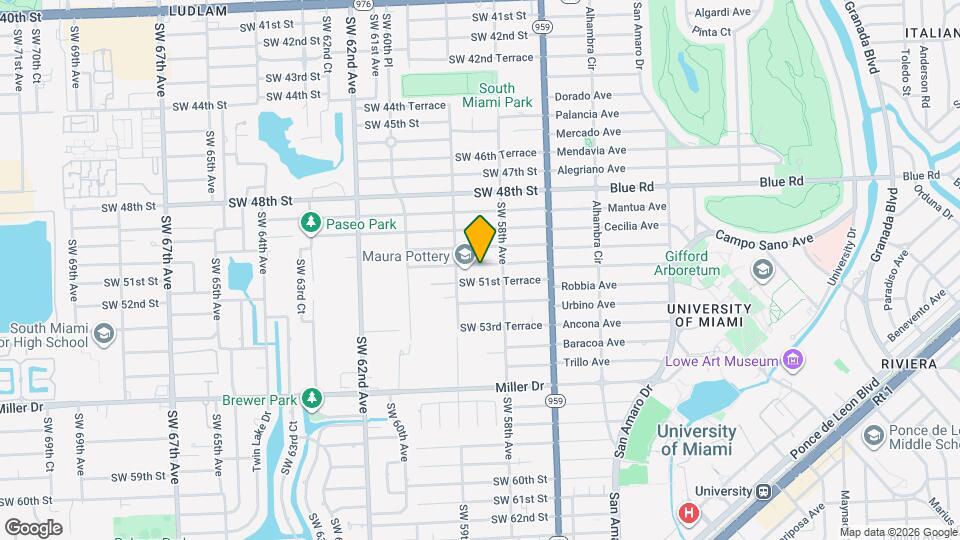 5840 SW 51st St Map and Location Details