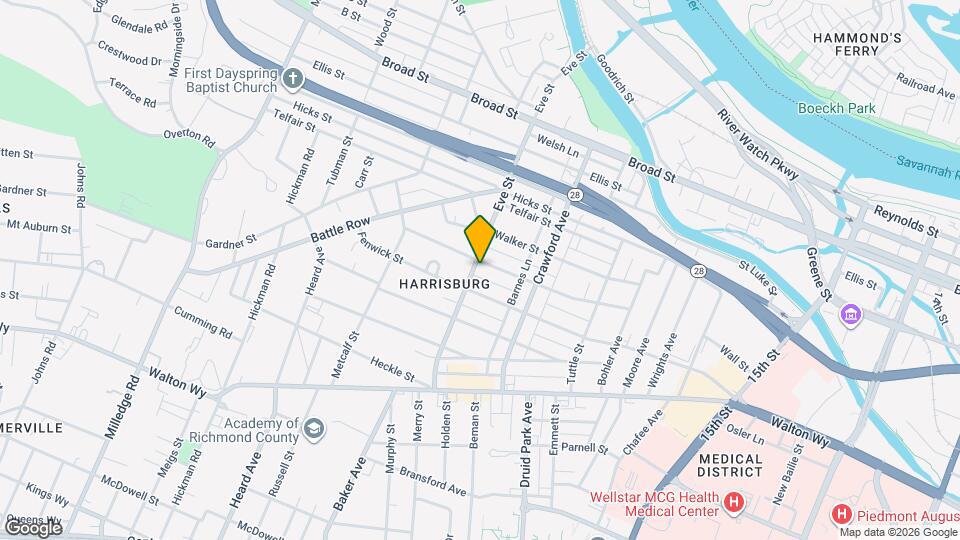 1854#1, Watkins Street, 30904; #906936 - 906936 Mapa y Detalles de la Ubicación