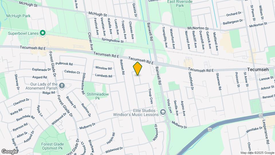 2927 McRobbie Cres Map and Location Details
