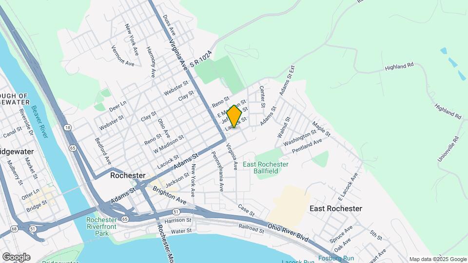 526 Adams St Map and Location Details