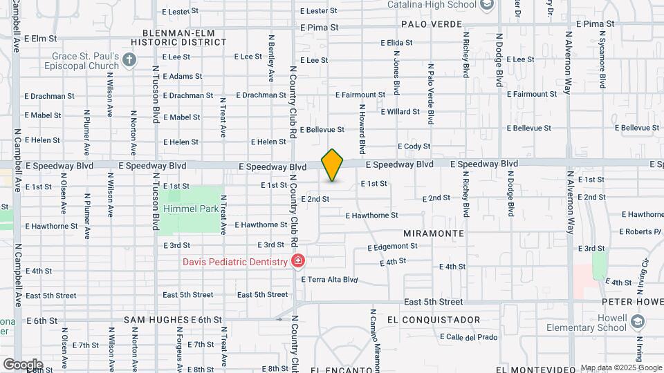 3224 E 1st St-Unit -B Map and Location Details