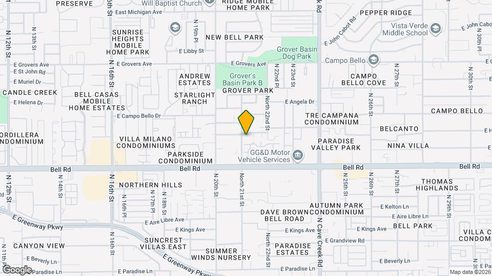 2109 E Danbury Rd Map and Location Details