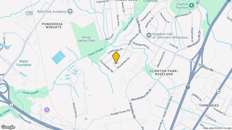 4033 Fieldcrest Rd Map and Location Details