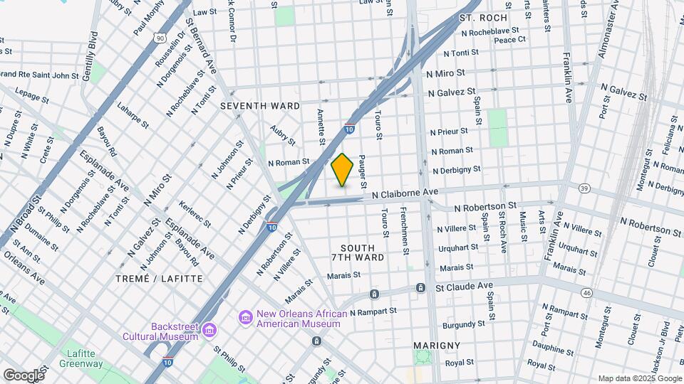 1608 St Anthony St Map and Location Details