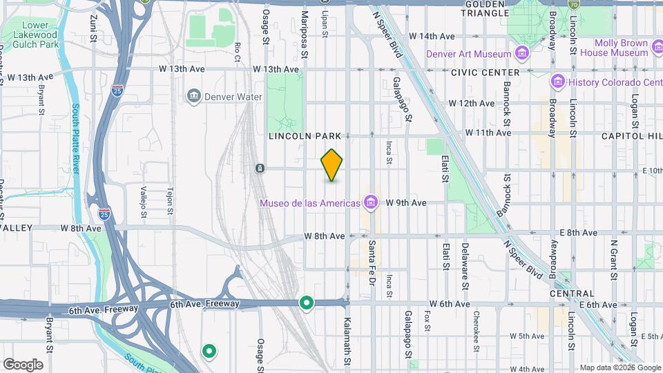 Exquisite Lincoln Park townhouse near 10th & Osage Station Map and Location Details