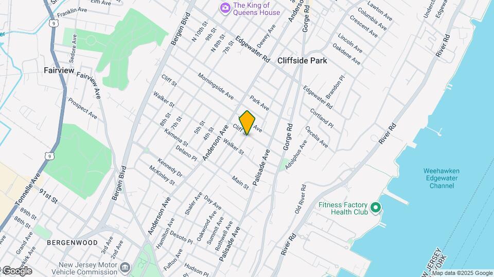 234 Cliff St Map and Location Details