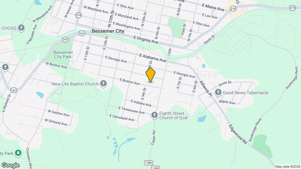 409 E Boston Ave Map and Location Details