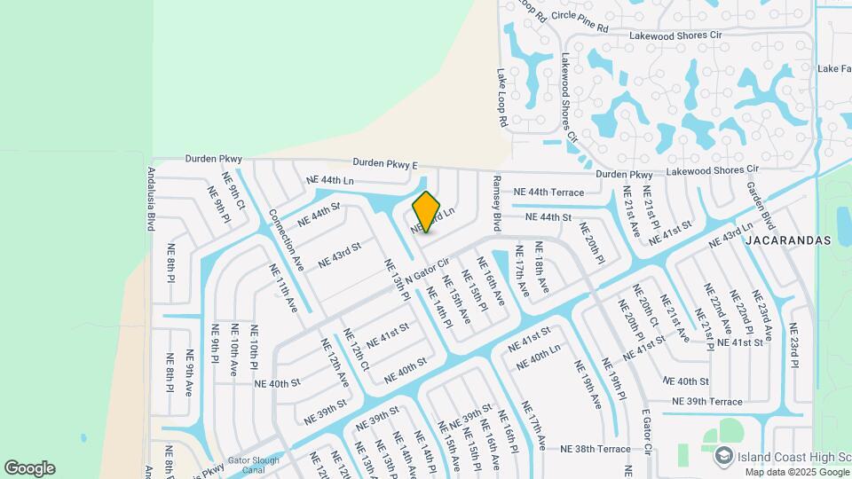 1405 NE 43rd Terrace Map and Location Details