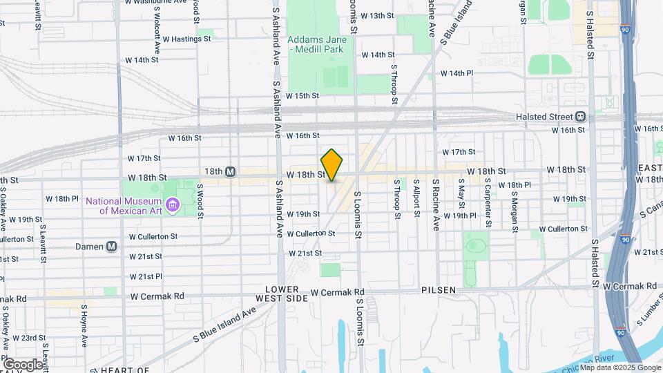 1816 S Bishop St, Unit 2 Mapa y Detalles de la Ubicación