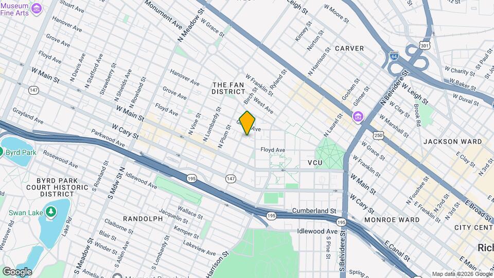 1318 Floyd Ave Map and Location Details