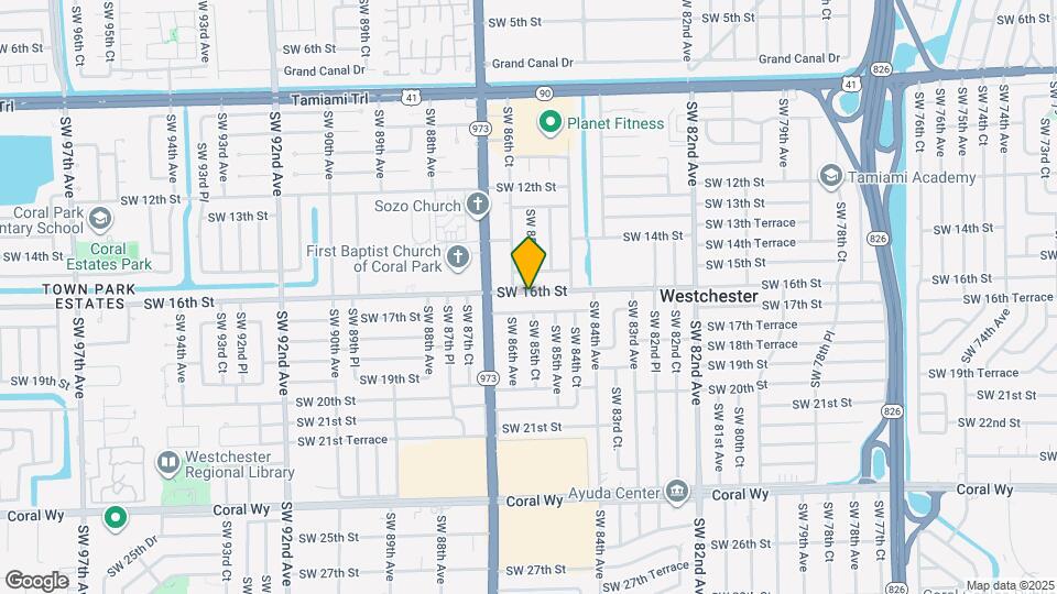 8540 SW 16th St Map and Location Details