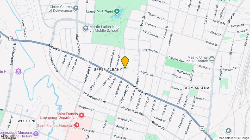 130 Edgewood St, Unit B Map and Location Details