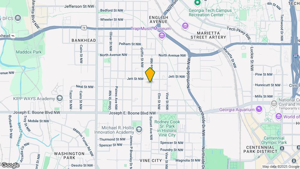 444 Sunset Ave NW Map and Location Details