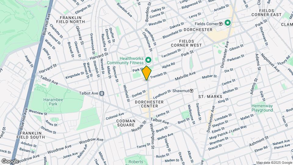 505 Washington St, Unit 3 Map and Location Details