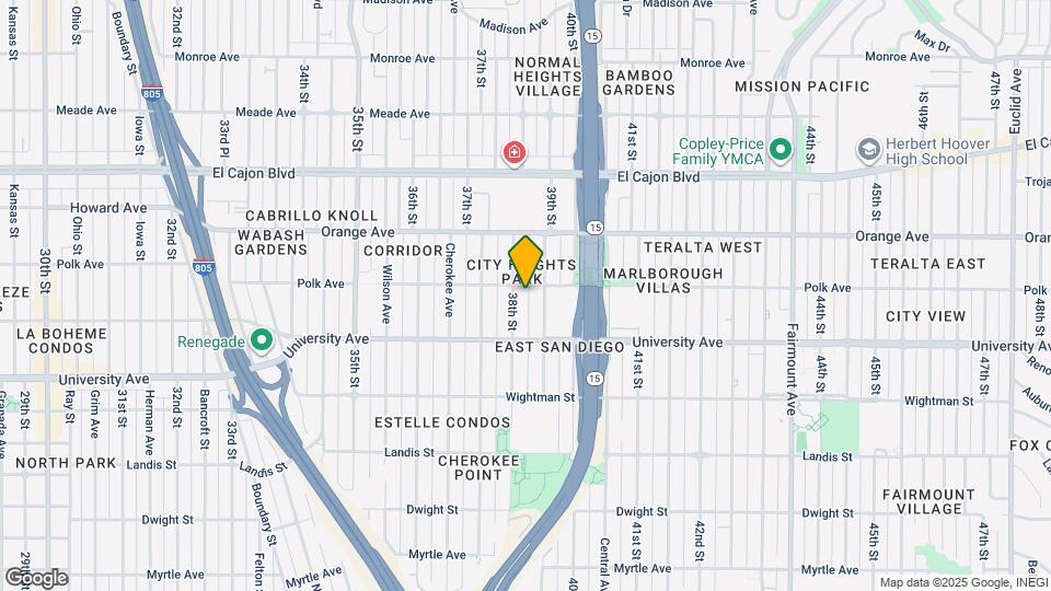 4083 38th St, Unit 4083 Map and Location Details