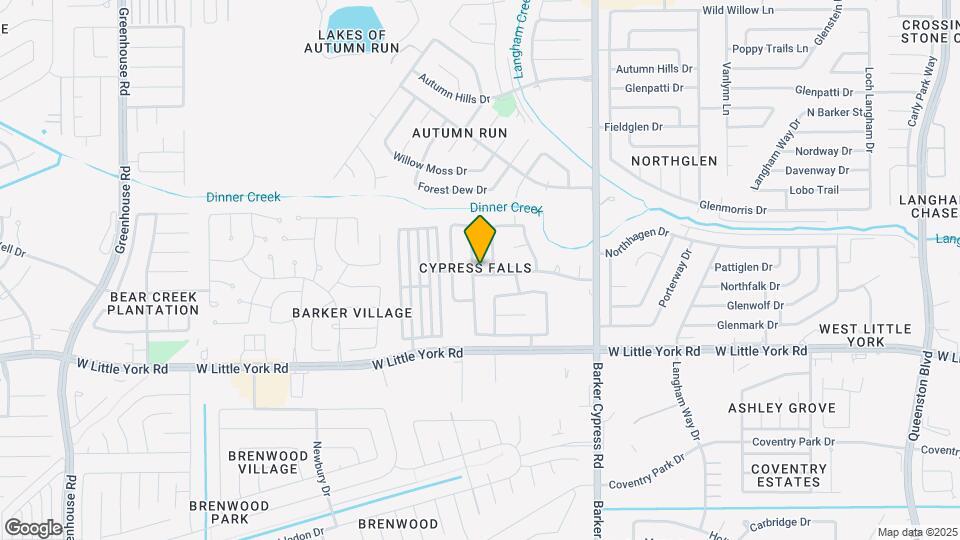 6402 Bright Falls Ln Mapa y Detalles de la Ubicación