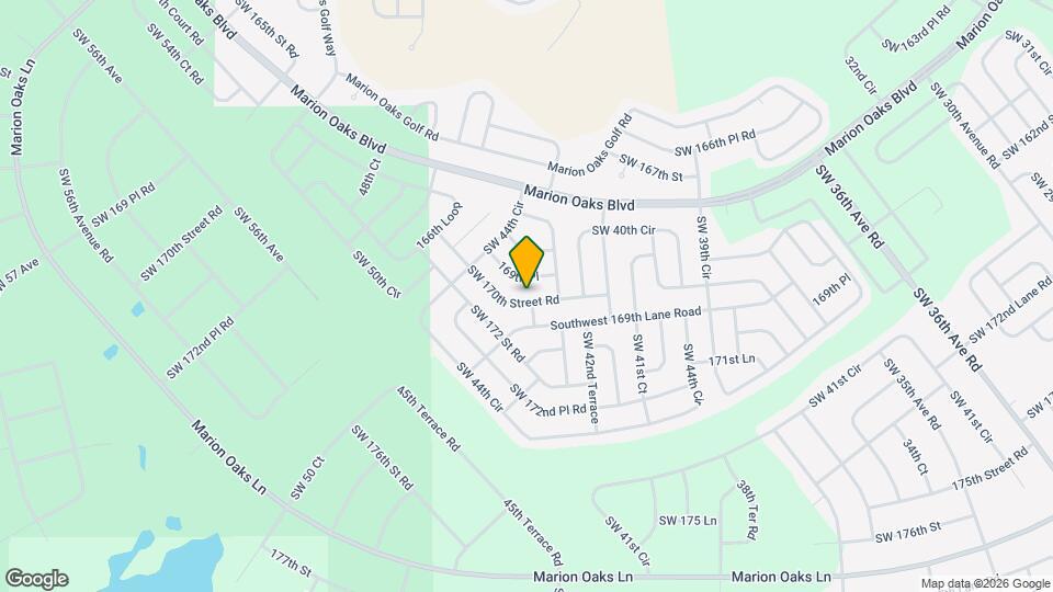4451 SW 170th Street Rd Map and Location Details