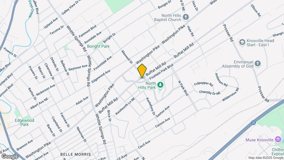 1804 N Hills Blvd Map and Location Details