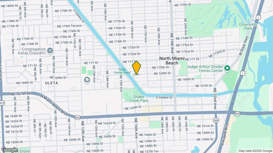 1612 NE 169th St Map and Location Details