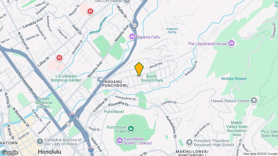 2257 Kanealii Ave Map and Location Details