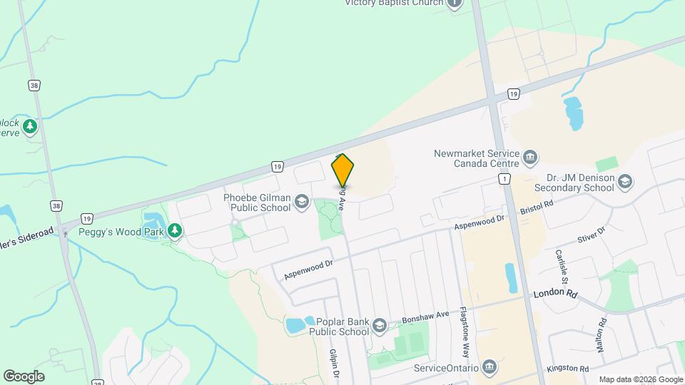 531 Woodspring Ave Map and Location Details