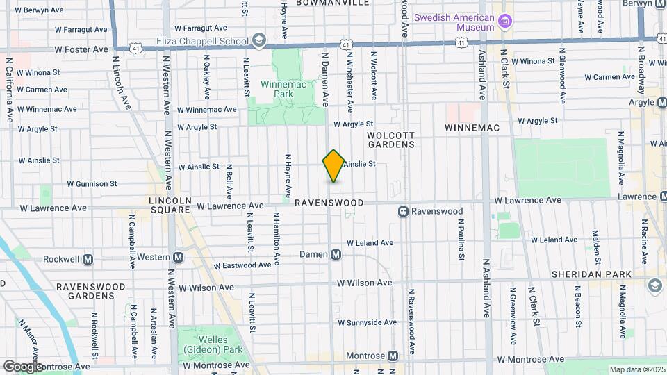 4823 N Damen Ave, Unit 4829-202 Mapa y Detalles de la Ubicación