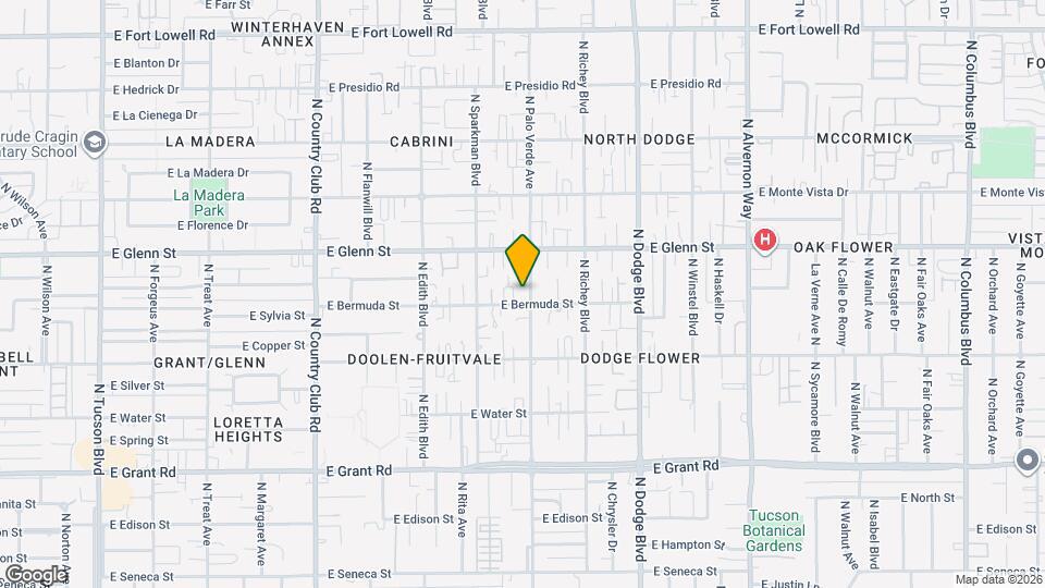 2707 N Palo Verde Ave Map and Location Details
