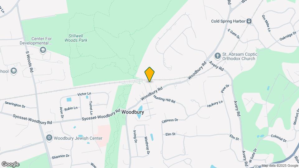 201 Woodbury Rd Map and Location Details