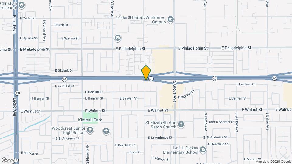 2419 S Cucamonga Ave Map and Location Details