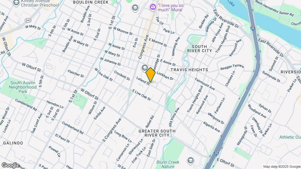 2111 Brackenridge St Map and Location Details
