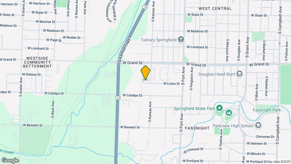 1076 S Lexington Ave, Unit A Map and Location Details