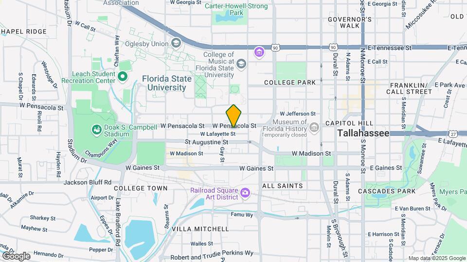 632 W Lafayette St Map and Location Details