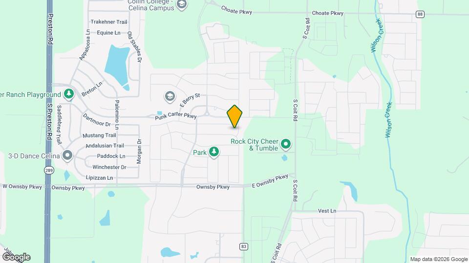 1116 Azure Ln Map and Location Details