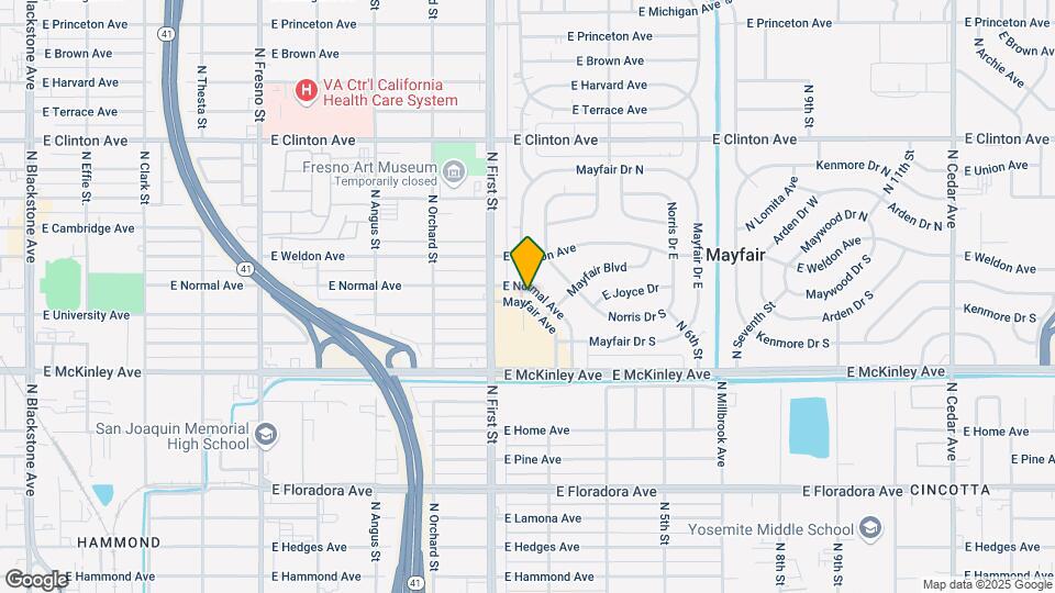 3208-3226 E Normal Ave Map and Location Details