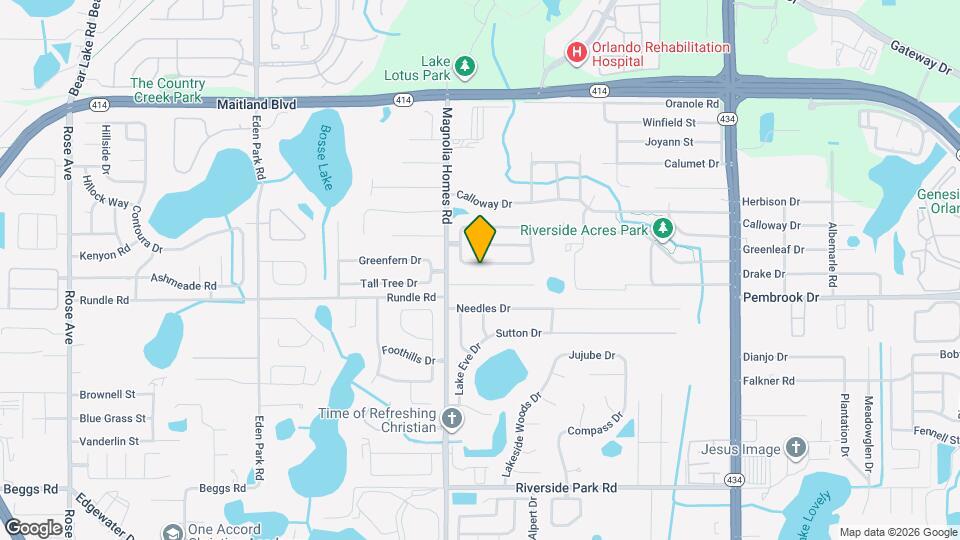 3802 Shady Grove Cir Map and Location Details