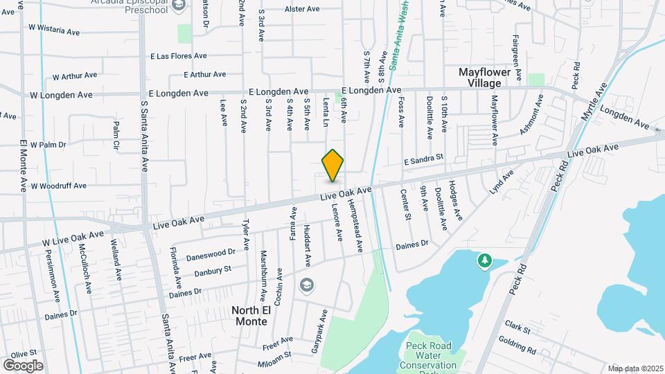 521 Live Oak Ave, Unit 521E Map and Location Details