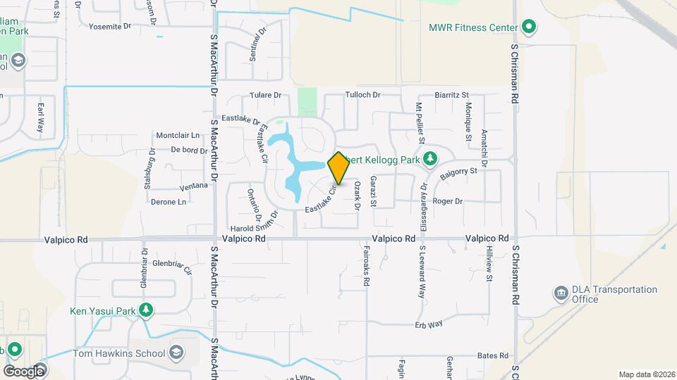 1030 Eastlake Cir Map and Location Details