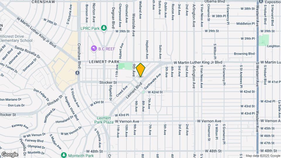 4189-4193 Leimert Blvd Map and Location Details