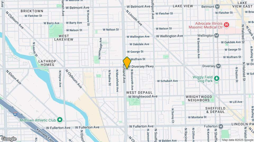 2745 N Ashland Ave Map and Location Details