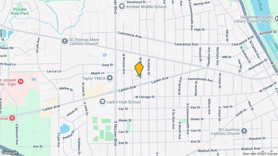 1212 Larkin Ave Mapa y Detalles de la Ubicación