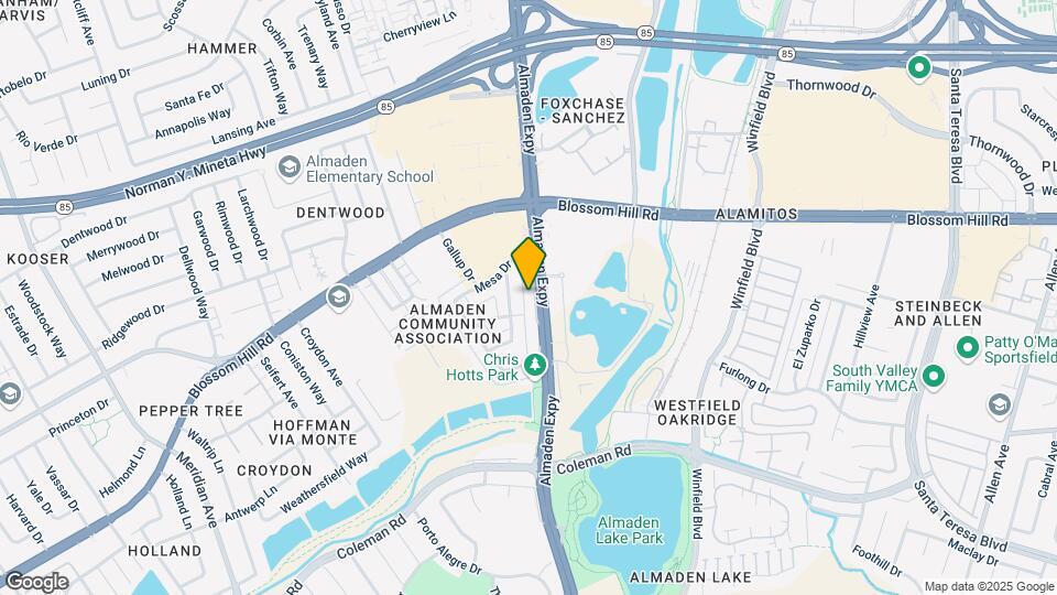 5715 Almaden Expy Mapa y Detalles de la Ubicación