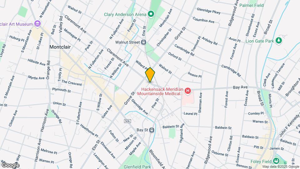 1 Claremont Pl Map and Location Details