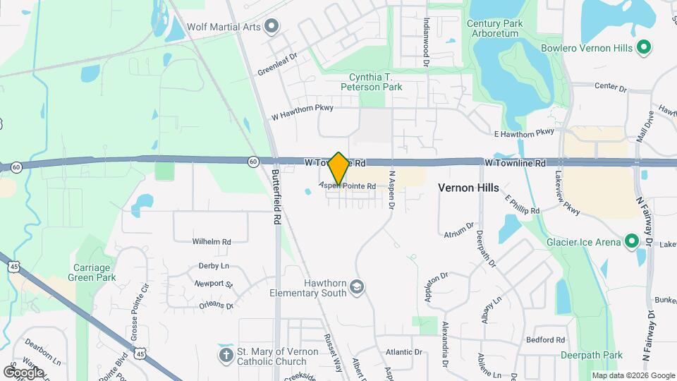 323 Aspen Pointe Rd Map and Location Details
