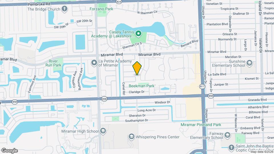 2805 E Lexington Dr, Unit SI ID1564657P Mapa y Detalles de la Ubicación